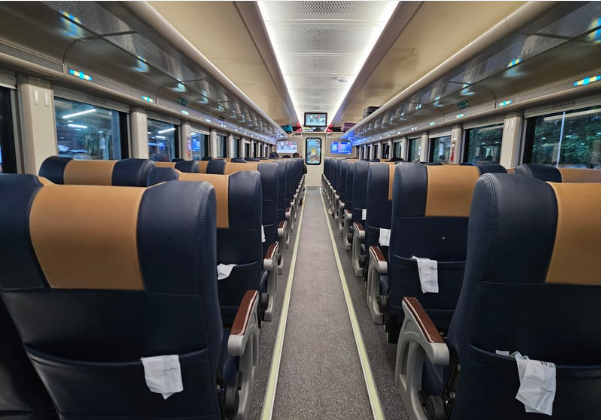 hygienic train bathroom design