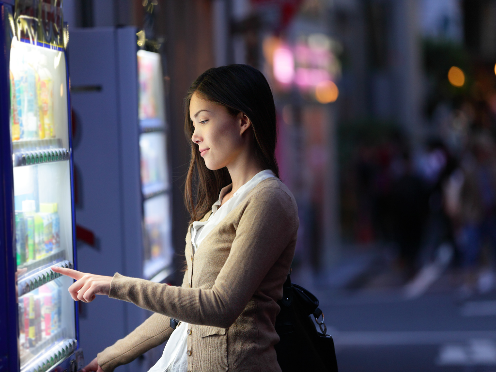 vending machines vs onboard retail trains